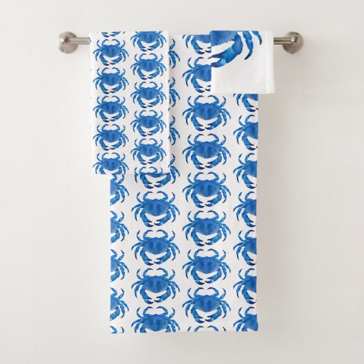 Motif Ocean Crabe Bleu (En situation)