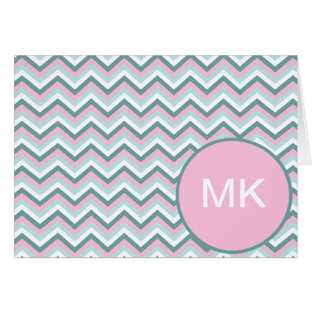 Motif Ocean Mist Chevron (Devant horizontal)