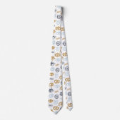 Motif oculaire monogramme | Ajouter un Cravate de  (Devant)