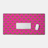 Motif oculaire rétro Fuchsia Pink BOHO (Clavier et souris)