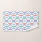 Motif Ogee Moderne Rétro du Milieu du Siècle (Serviette à main)