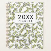 Motif olive moderne 2022 hebdomadaire et mensuel (Devant)