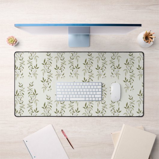 Motif olivier campagne française aquarelle vert sa (Bureau 1)