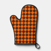 Motif Orange Brown Diamond Checker (Recto)