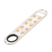 Motif orange d'illustration de hibou (Devant angulaire)