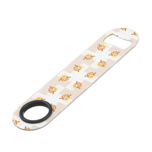 Motif orange d'illustration de hibou (Devant angulaire)