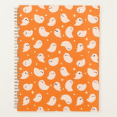 Motif Orange Ghost Doodle (Devant)