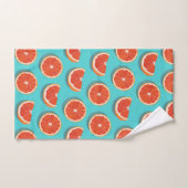 Motif orange juteux doux (Serviette à main)
