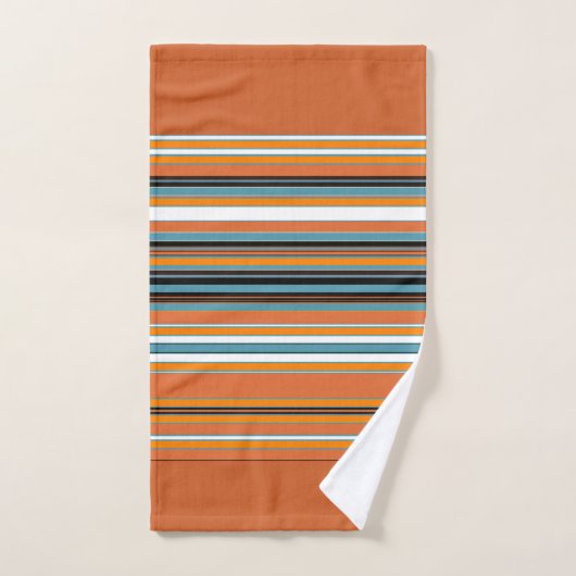 Motif orange trié (Serviette à main)
