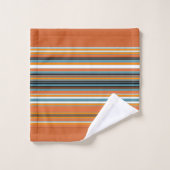 Motif orange trié (Gant de toilette)