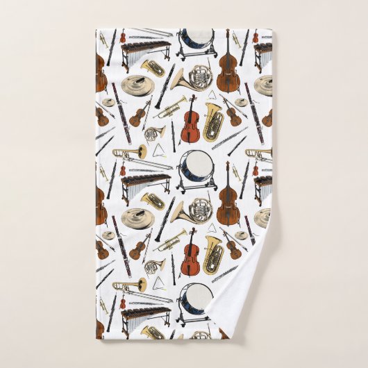 Motif Orchestra Instruments (Serviette à main)