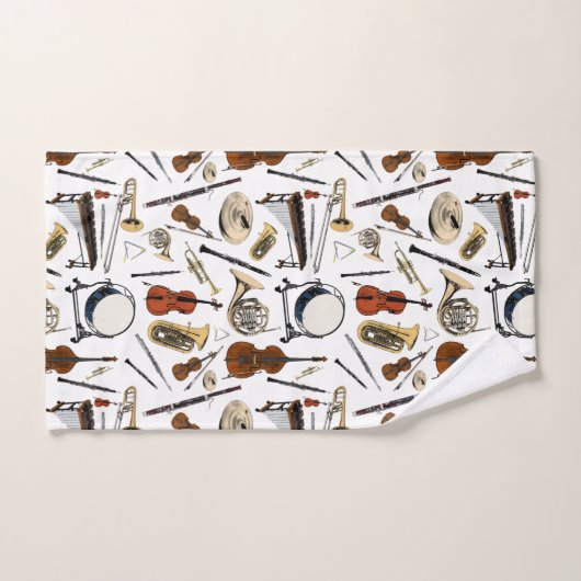Motif Orchestra Instruments (Serviette à main)