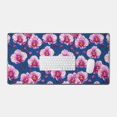 motif Orchidées roses (Clavier et souris)