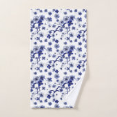 Motif oriental de branche de Sakura (Serviette à main)
