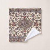 Motif oriental floral perse de tapis (Gant de toilette)