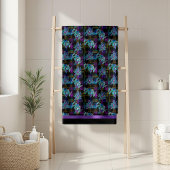 Motif ornemental de Noël Poinsettia noir