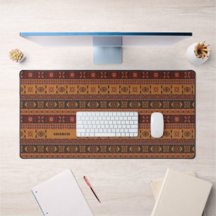 Motif ornemental tribal de terre cuite moderne