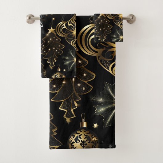 Motif Ornements Traditionnels Argent Et Or (En situation)