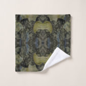 Motif Oval Banded Agate Gemstone Four Part (Gant de toilette)