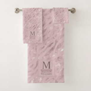 Motif Pailleté Or Rose Pâle Douceur Douce Personna
