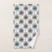 Motif Paint Drop Palm Tree (Serviette à main)