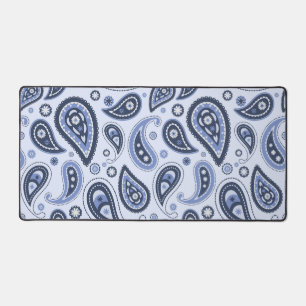 Motif Paisley Bleu