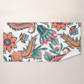 Motif paisley orientale traditionnelle sans coutur (Serviette de bain)