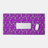 Motif Paisley sur violet (Clavier et souris)