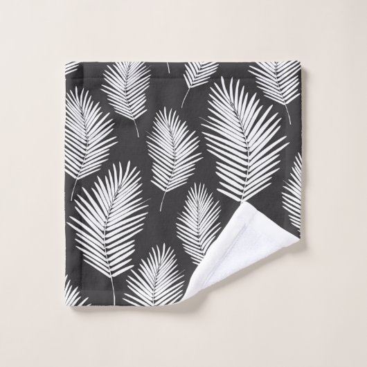 Motif Palm Leafs (Gant de toilette)