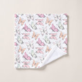 Motif papillon (Gant de toilette)