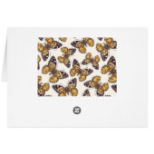 Motif papillon de femme peinte (Dos Horizontal)