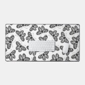 Motif papillon en papier (Clavier et souris)