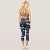 Motif papillon Moth Capri Leggings (Verso)