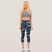 Motif papillon Moth Capri Leggings (Recto)