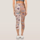 Motif papillon Moth Capri Leggings (Verso)