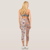 Motif papillon Moth Capri Leggings (Verso)