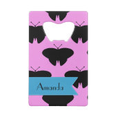 Motif papillon, Papillons noirs, Votre nom (Dos)