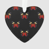 Motif papillon rouge et noir (dos)