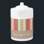 Motif Paprika Stripes<br><div class="desc">Chaleureux et cosy, ce motif rayé est agrémenté de paprika, cannelle, persimmon, pomme et menthe légère. Nous avons laissé toutes les images utilisées dans cette conception personnalisable - Vous pouvez jouer avec eux à votre contenu de coeur - Cliquez sur le bouton orange 'PersonnaliserCeci' et sélectionnez l'image que vous voulez...</div>