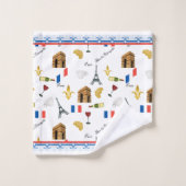 Motif parisien (Gant de toilette)