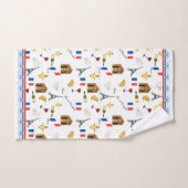 Motif parisien (Serviette à main)