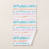 Motif Pastel Batik (Serviette à main)