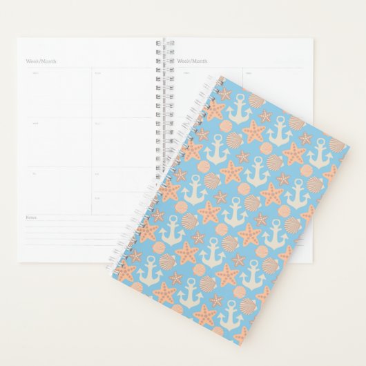 Motif Pastel Nautical (Devant avec enveloppe)