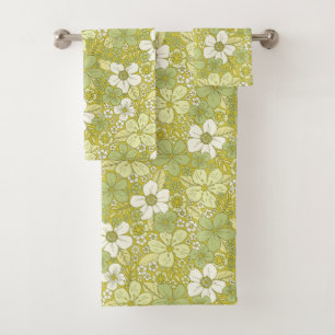 Motif Pastel vert et jaune