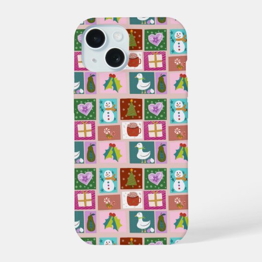 Motif Patchwork de Noël Mignon (Verso)