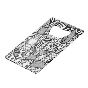 Motif Patchwork Noir & Blanc 02