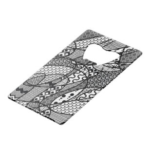 Motif Patchwork Noir & Blanc 05