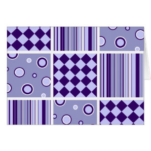 Motif Patchwork violet