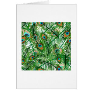 Motif Peacock plumes