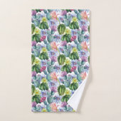 Motif peint à la main de cactus d'aquarelle (Serviette à main)